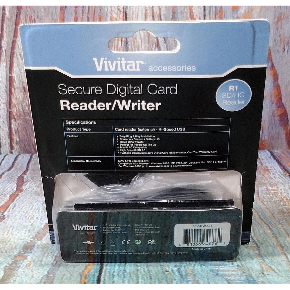 Vivitar‎ Secure Digital Card Reader/Writer R1 SD/HC Reader - Picture 5 of 8